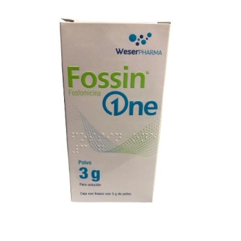 FOSSIN (FOSFOMICIN) 3g Box with bottle with 3g of powder