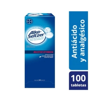 ALKA-SELTZER (BICARBONATO DE SODIO / ACIDO CITRICO / ACIDO ACETILSALICILICO) 100TAB