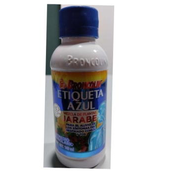 BRONCOLIN ETIQUETA AZUL  (REMEDIO HERBOLARIO)  140 ml