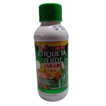 BRONCOLIN ETIQUETA VERDE  (REMEDIO HERBOLARIO)  140 ml