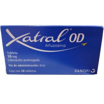 XATRAL OD (ALFUZOSINA)  10MG 28 TABLETAS