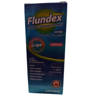 FLUNDEX (AMANDATINA, CLORFENAMINA, PARACETAMOL)   JARABE 60ML