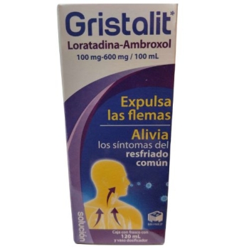 GRISTALIT SOLUCION (LORATADINA-AMBROXOL) 120ML