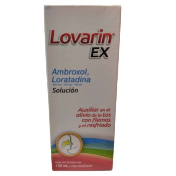 LOVARIN EX SOLUCION (AMBROXOL-LORATADINA) 120ML