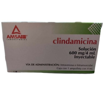 CLINDAMICINA 600MG/4ML  1AMPOLLETA