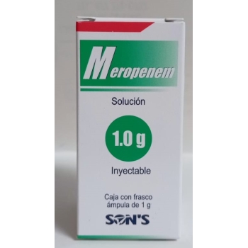 MEROPENEM 1.0G SOLUCION INYECTABLE