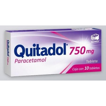 QUITADOL (PARACETAMOL) 750MG 10 TABLETAS