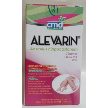 ALEVARIN 166.60MG ORAL CON 45 CAPSULES