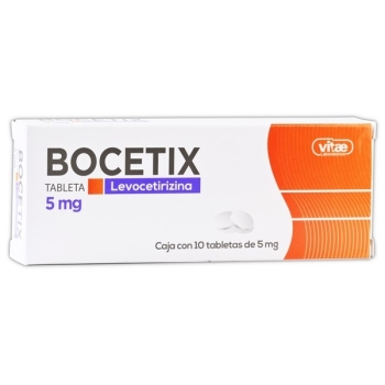 BOCETIX (LEVOCETIRIZINA) 5MG CON 10 TABLETAS