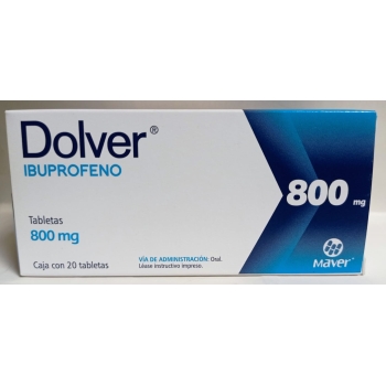 DOLVER 800MG (IBUPROFENE) WITH 20 TABLETS