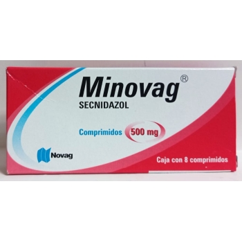 MINOVAG (SECNIDAZOLE) 500 MG WITH 8 TABLETS