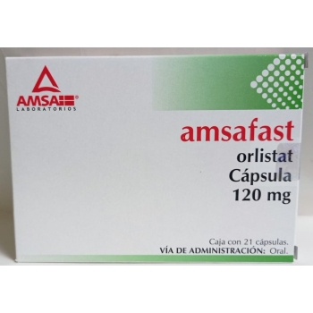 AMSAFAST (ORLISTAT) 120MG CON 21 CAPSULAS