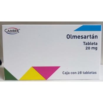 OLMESARTAN 20MG WITH 28 TABLETS (CAMBER)