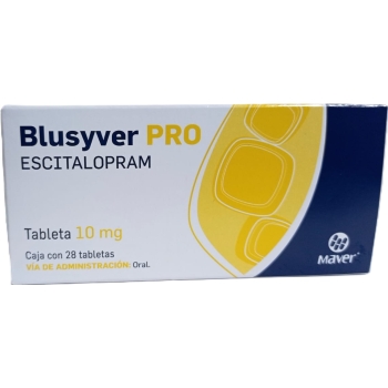 BLUSYVER PRO (ESCITALOPRAM) 10MG C/28 TABLETS