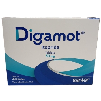 DIGAMOT (ITOPRIDA) 50MG C/30TABLETAS