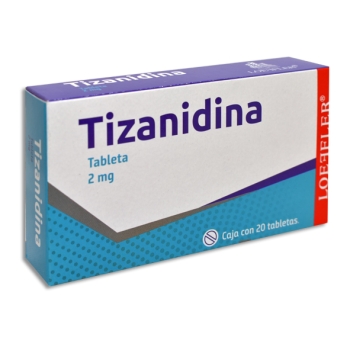 TIZANIDINA (SIRDALUD) 2MG 20 TABLETAS (LOEFFLER)