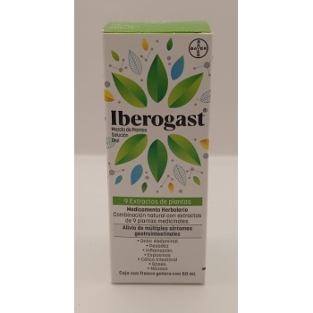 IBEROGAST SOLUTION Fco. Dropper w/ 50 ML  *THIS PRODUCT IS ONLY AVAILABLE IN MEXICO