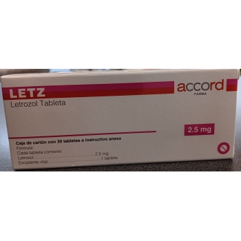 LETZ (Letrozol) 2.5MG 30 TABLETAS