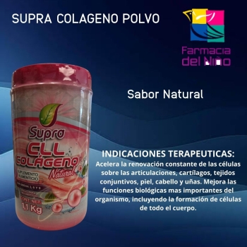 SUPRA CLL COLAGENO  NATURAL SIN SABOR  1.1 KG