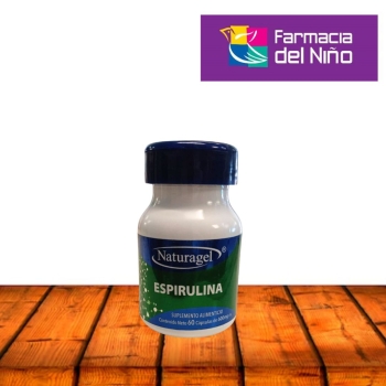 ESPIRULINA (Naturagel) 600MG 60 CAPSULAS