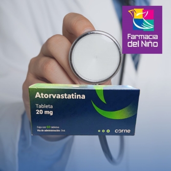 ATORVASTATINA (Corne) c/60 TABS. 20 MG