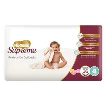 HUGGIES ETAPA 4 36PIEZAS