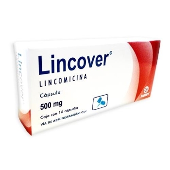 LINCOVER (LINCOMICINA) 500MG 16CAPSULAS