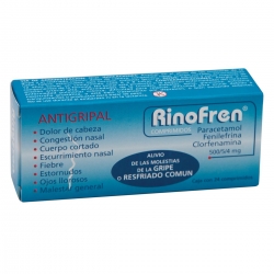 RINOFREN (PARACETAMOL/CLORFENAMINA/FENILEFRINA) 24TAB