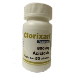 CLORIXAN (ACICLOVIR) 800MG 50TAB