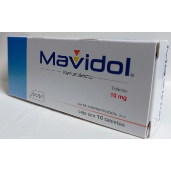 MAVIDOL (KETOROLACO) 10MG 10TABLETAS