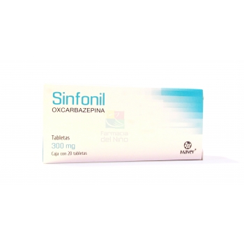 SINFONIL (OXCARBAZEPINA) 300MG 20TAB