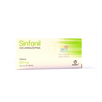 SINFONIL (OXCARBAZEPINA) 600MG 20TAB