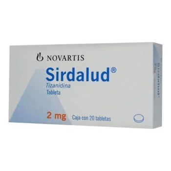 SIRDALUD (TIZANIDINA 2MG/20 TAB