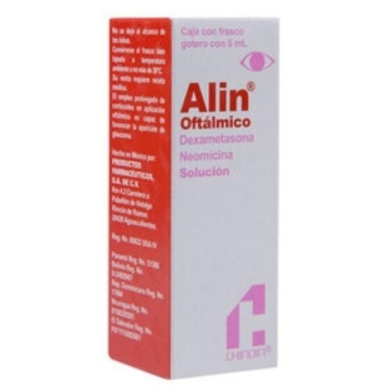 ALIN GOTAS (DEXAMETASONA / NEOMICINA) SOL.OFT. 5ML