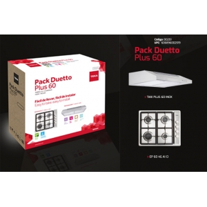Paquete Pack Duetto Plus 60 (Parilla y campana) Código 00251